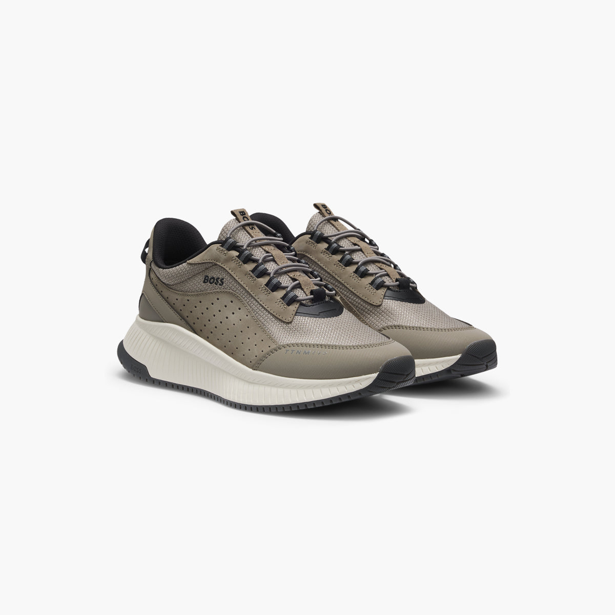 BOSS Black TTNM Evo Trainers With Suede Trims | LEVISONS