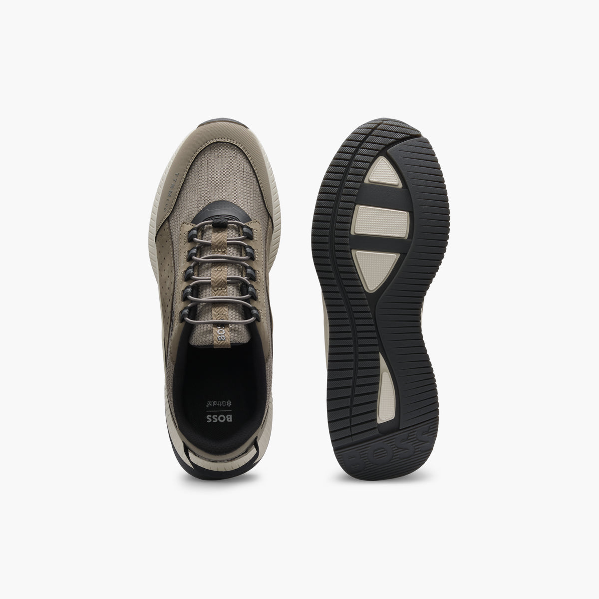 BOSS Black TTNM Evo Trainers With Suede Trims | LEVISONS