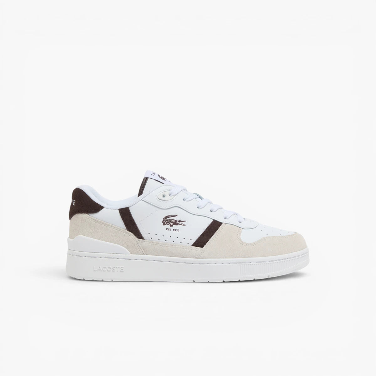 Lacoste Men's T-Clip Set Leather Sneakers | LEVISONS