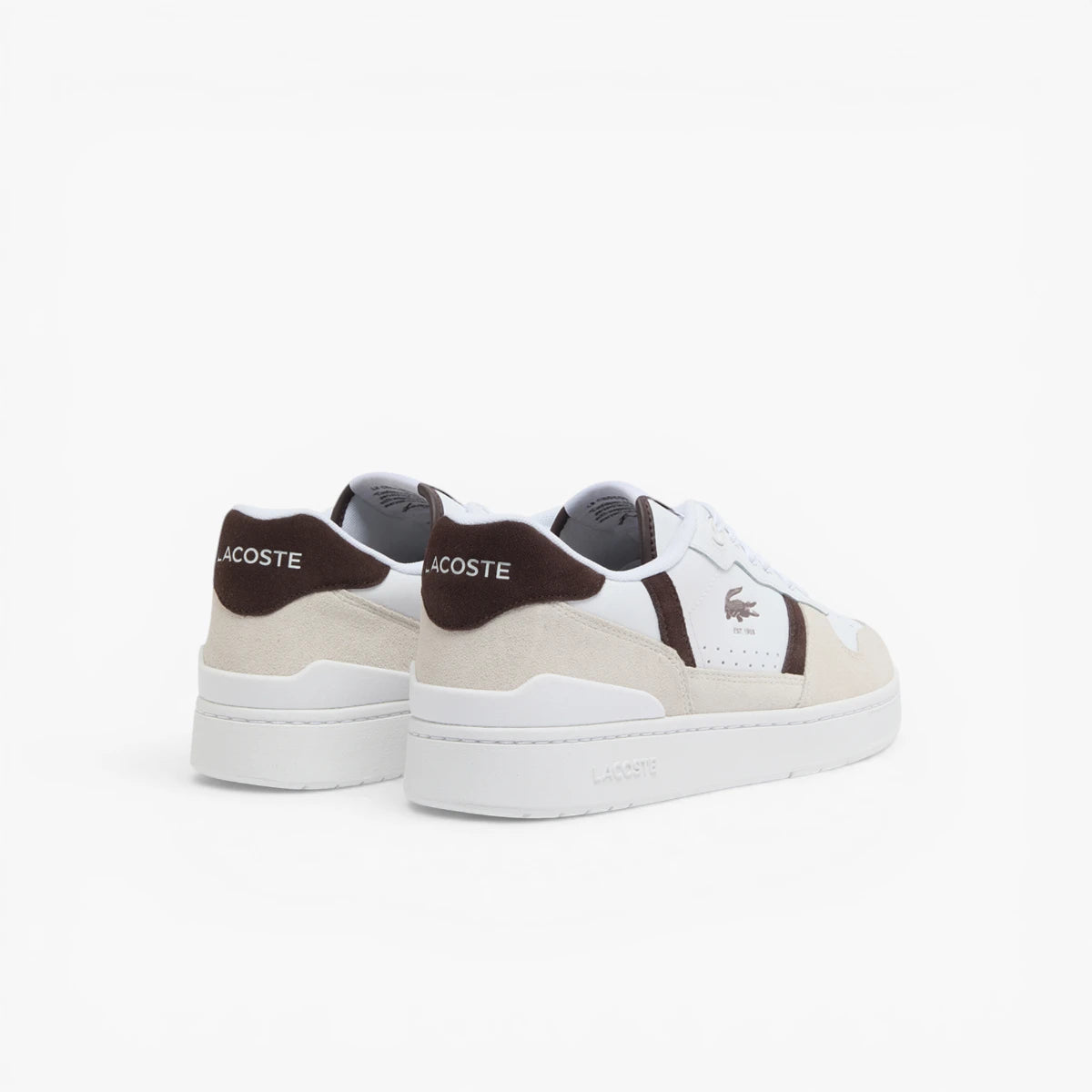 Lacoste Men's T-Clip Set Leather Sneakers | LEVISONS