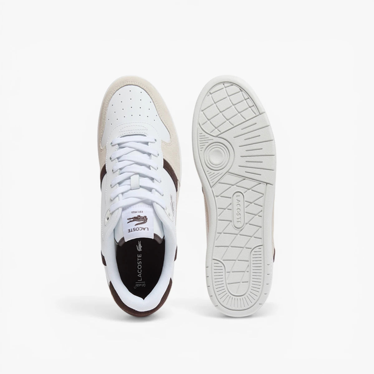 Lacoste Men's T-Clip Set Leather Sneakers | LEVISONS