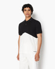 Armani Exchange Regular Fit Cotton Piqué Colour Block Polo Shirt | LEVISONS