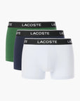 Lacoste 3-Pack Stretch Cotton Trunks | LEVISONS