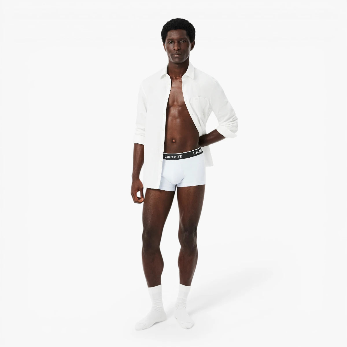 Lacoste 3-Pack Stretch Cotton Trunks | LEVISONS
