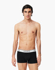 Lacoste 3-Pack Stretch Cotton Trunks | LEVISONS