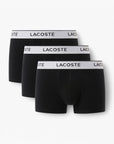 Lacoste 3-Pack Stretch Cotton Trunks | LEVISONS
