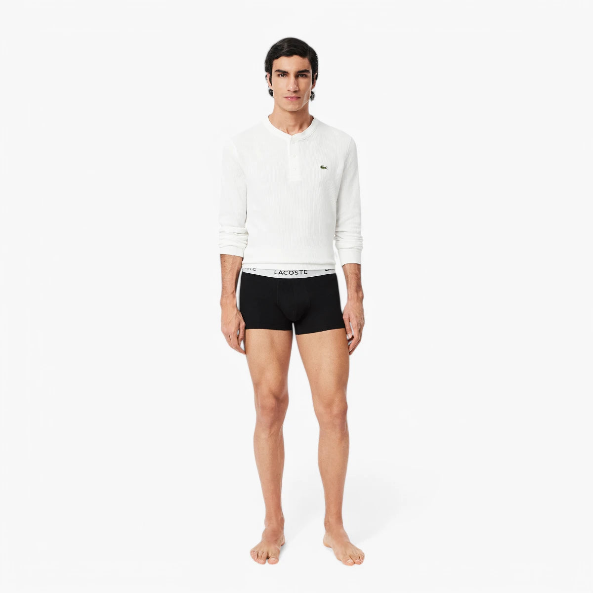 Lacoste 3-Pack Stretch Cotton Trunks | LEVISONS