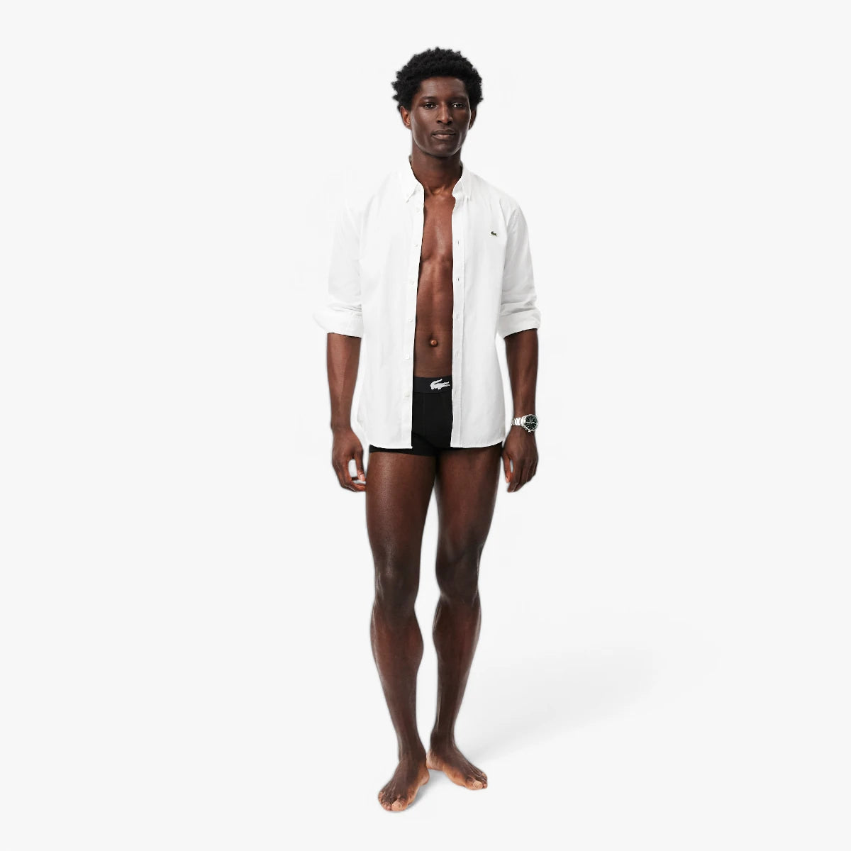 Lacoste 3-Pack Stretch Cotton Trunks | LEVISONS