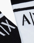 Armani Exchange 2 Pack Cotton Socks | LEVISONS