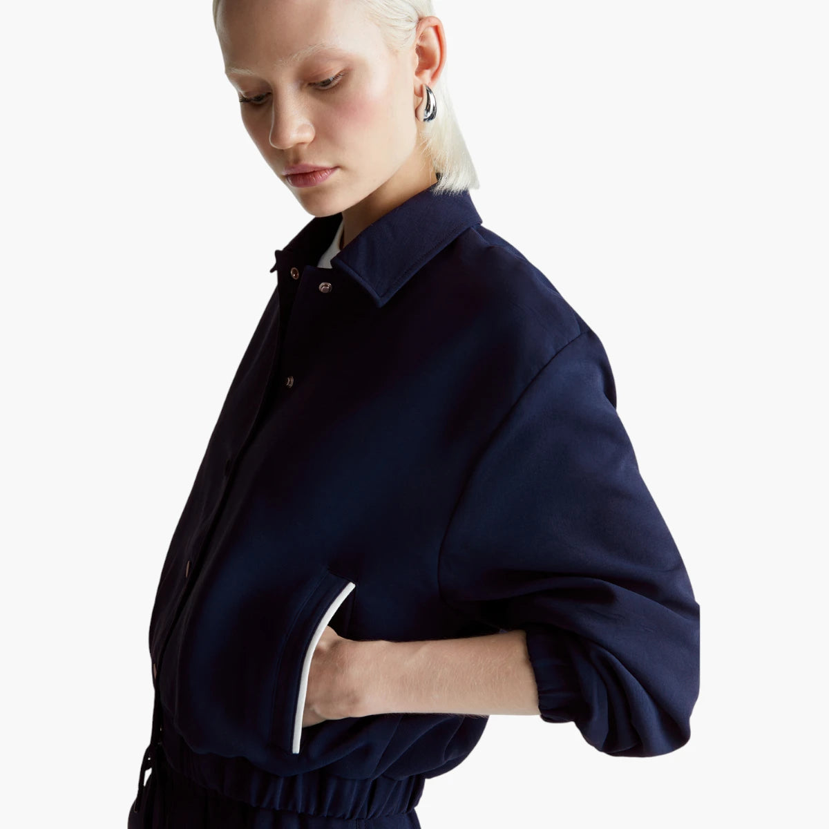 United Colors Of Benetton Woman Regular Fit Bomber Jacket | LEVISONS