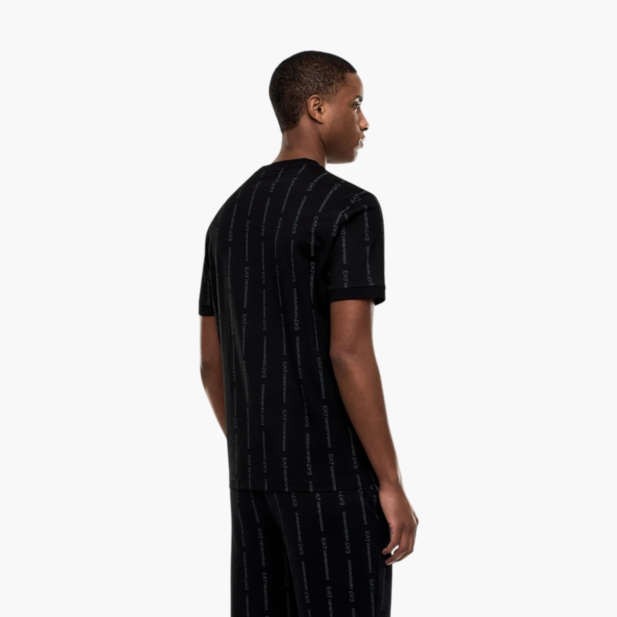 EA7 Graphic Series Cotton Crewneck T-Shirt | LEVISONS
