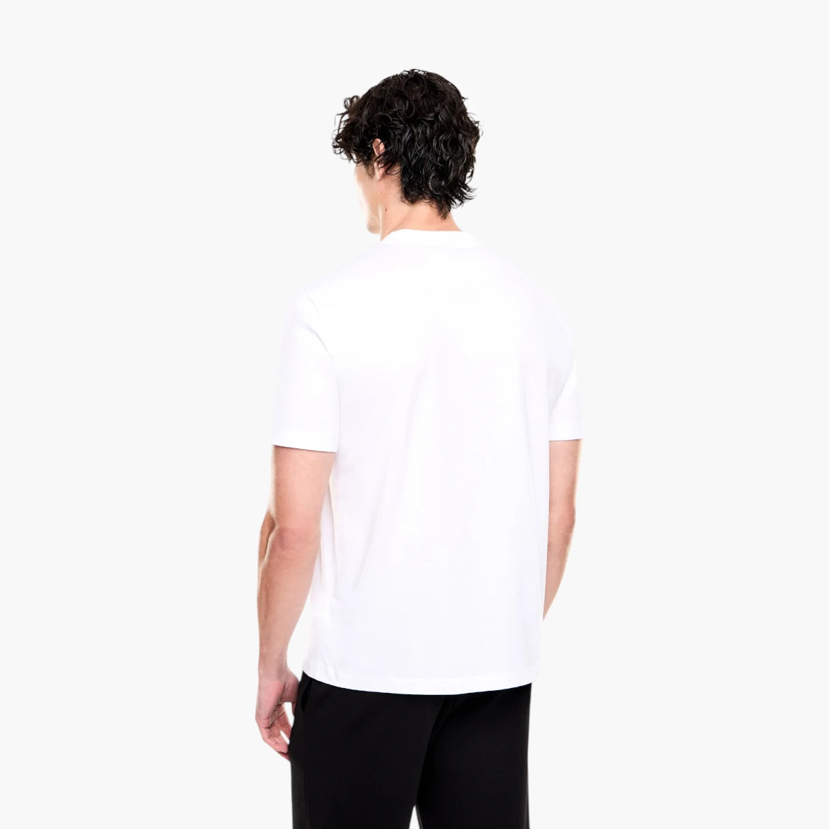EA7 Premium Label Cotton Crewneck T-Shirt | LEVISONS