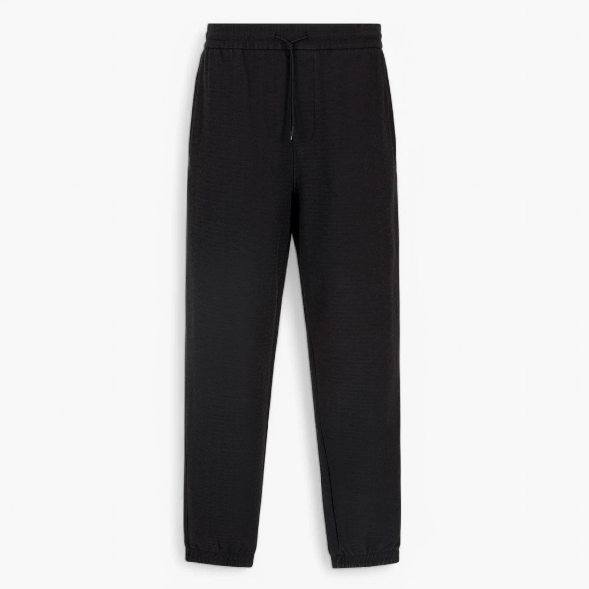 Emporio Armani Regular Fit Asv Joggers With All-Over Jacquard Branding | LEVISONS