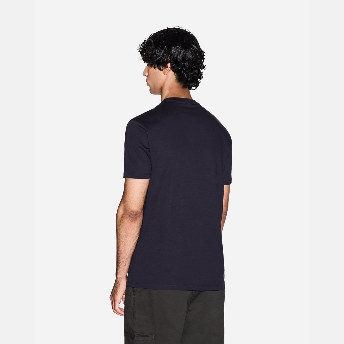 Armani Exchange Regular Fit Cotton Crewneck T-Shirt With Logo Print | LEVISONS