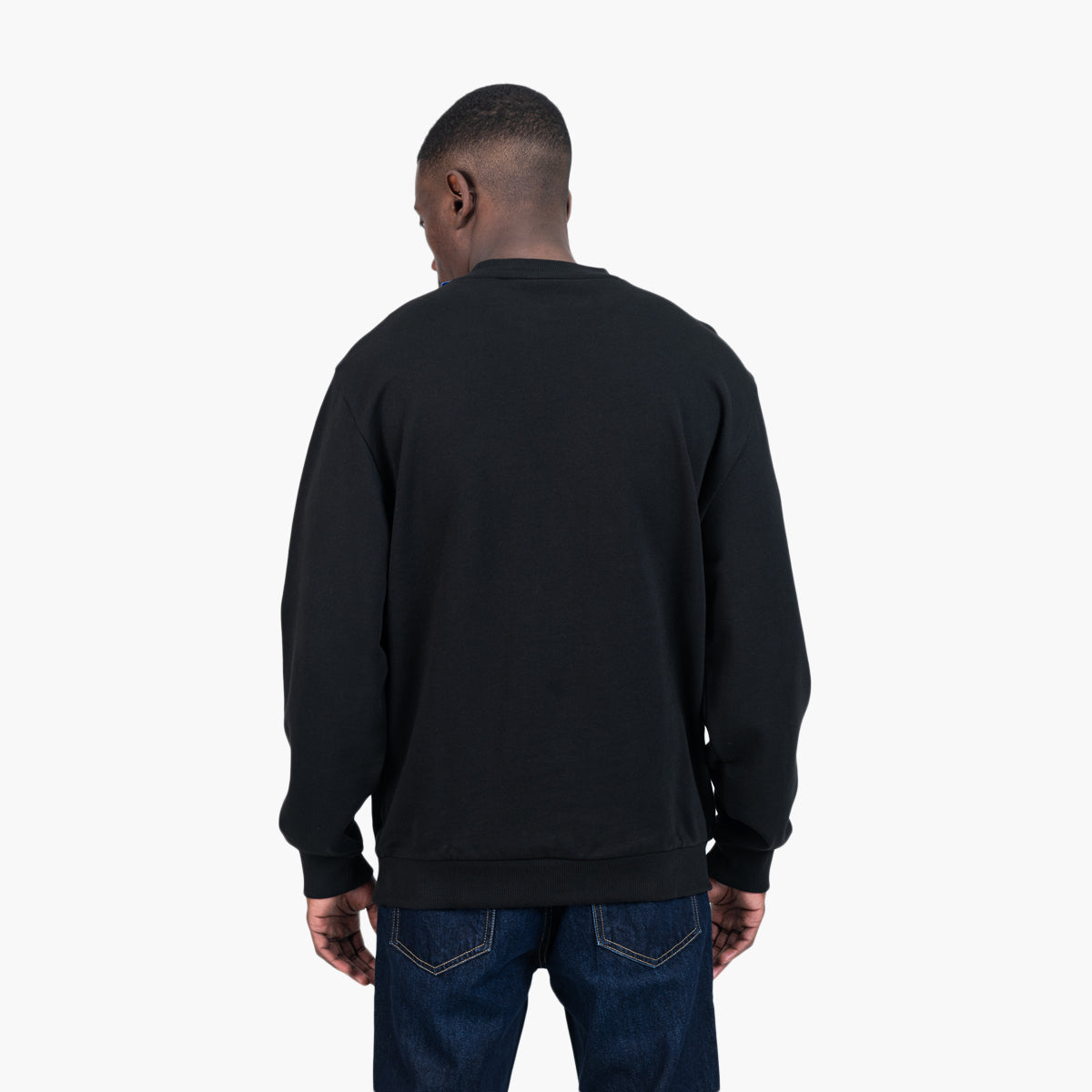 Hugo Blue Regular-Fit Logo Sweatshirt | LEVISONS