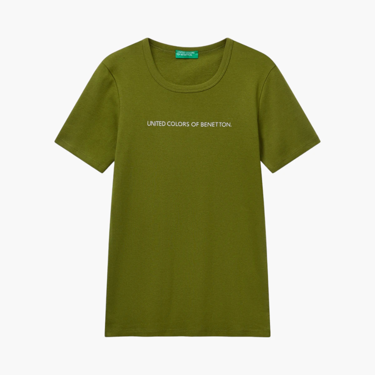 United Colors Of Benetton Woman T-Shirt In 100% Cotton With Glitter Print Logo | LEVISONS