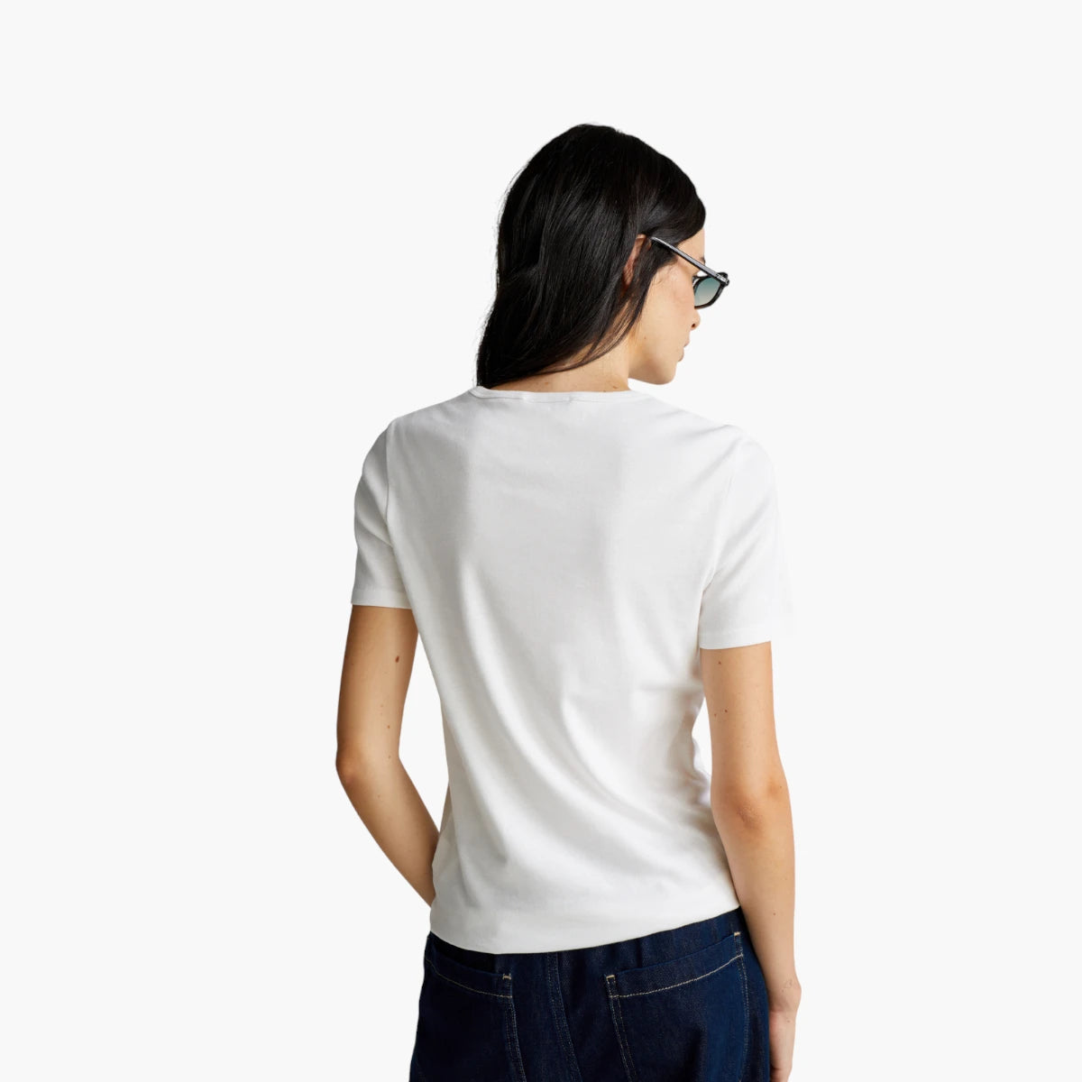 United Colors Of Benetton Woman T-Shirt In 100% Cotton With Glitter Print Logo | LEVISONS