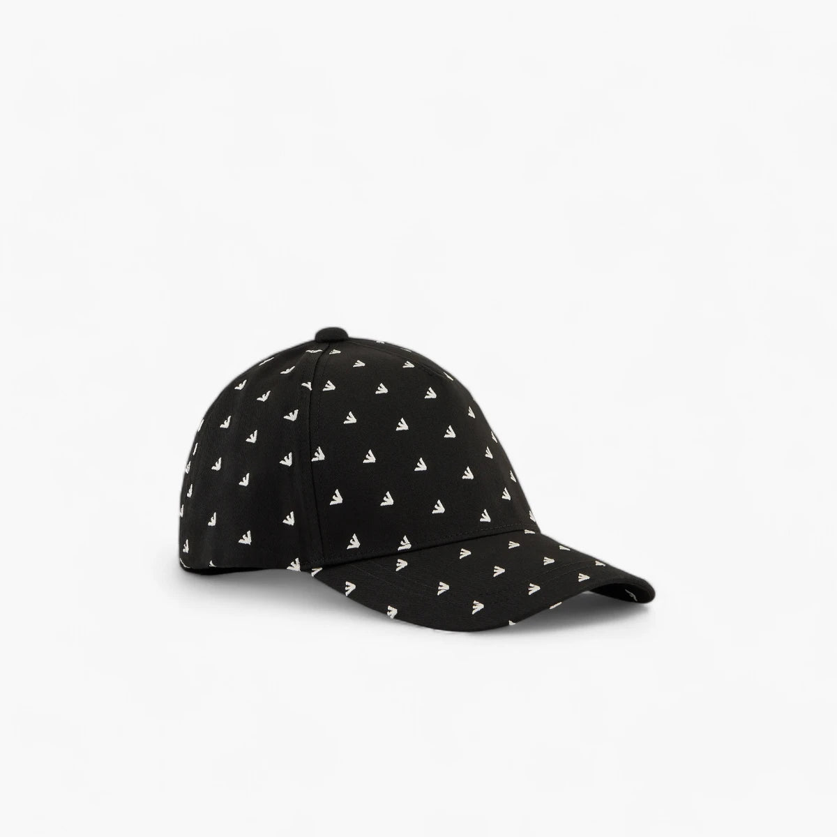 Emporio Armani All Over Logo Cotton Baseball Cap | LEVISONS