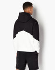 Armani Exchange Milano New York Colour Block French Terry Cotton Hooded Sweatshirt | LEVISONS