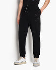 Armani Exchange Organic Cotton Fleece Jogger Logo Sweatpants | LEVISONS