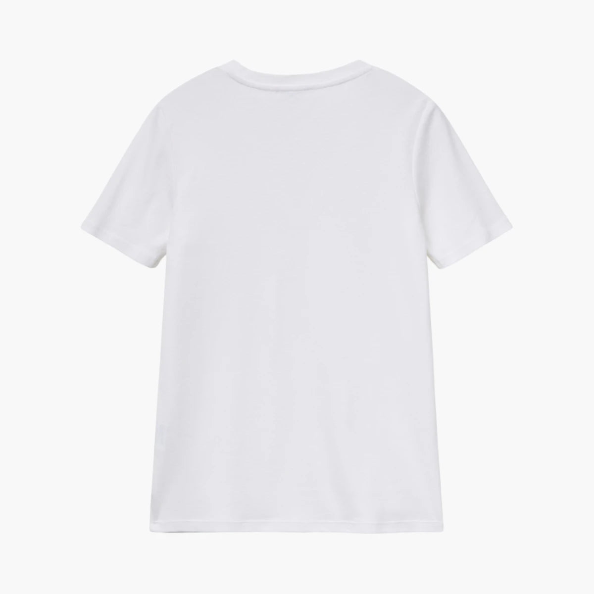 United Colors Of Benetton Woman Pure Cotton T-Shirt With V-Neck | LEVISONS