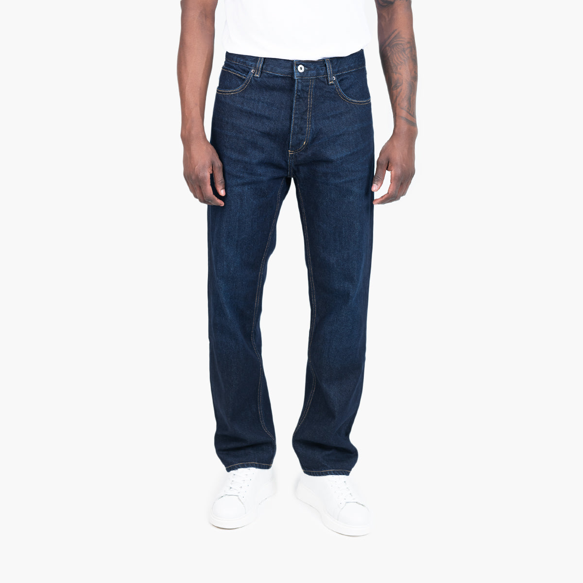 Hugo Blue Regular-Fit Jeans In Mid-Blue Stonewashed Denim | LEVISONS