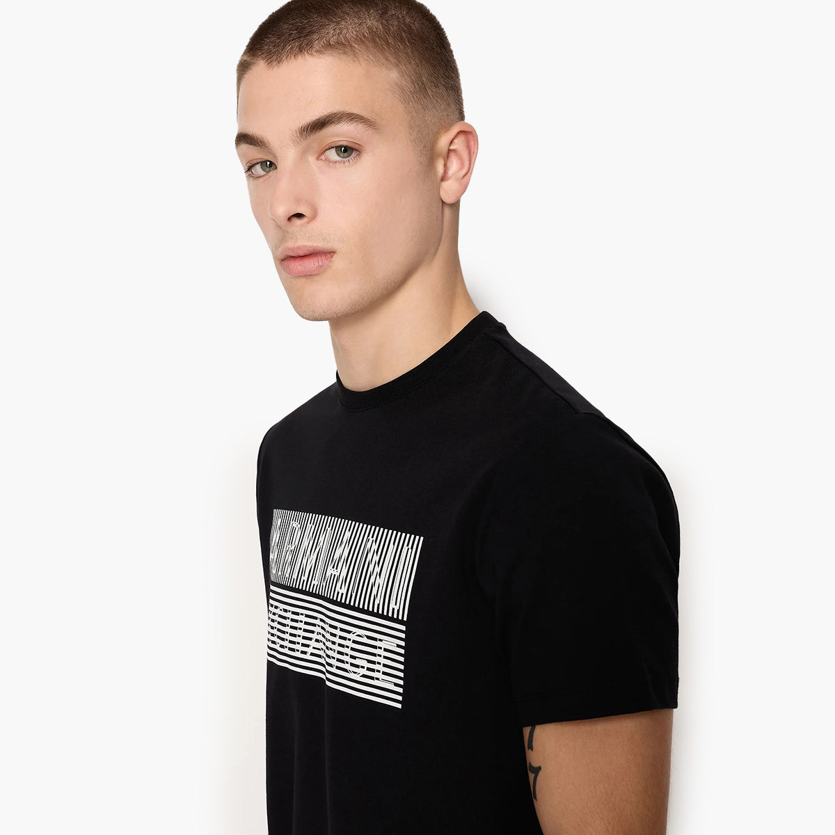 Slim Fit Organic Jersey Cotton Logo Lettering T-Shirt – Levisons