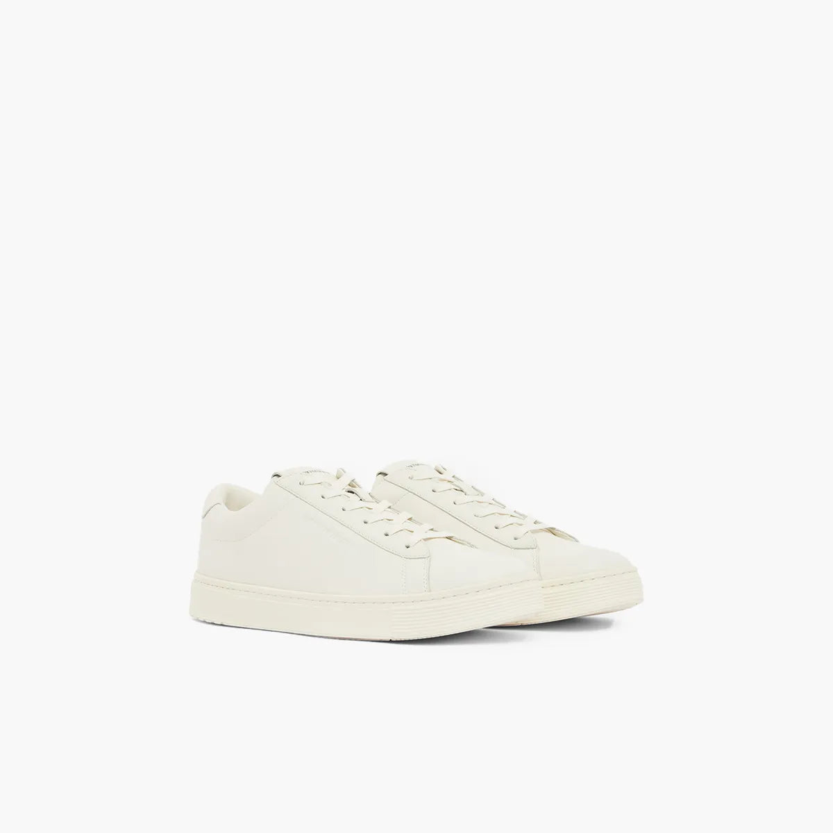 Emporio Armani Supple Leather Sneakers | LEVISONS