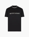 Emporio Armani Regular Fit Crewneck T-Shirt With Embroidered Logo | LEVISONS