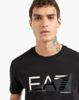 EA7 Graphic Series Relaxed Fit Cotton Crewneck T-Shirt | LEVISONS