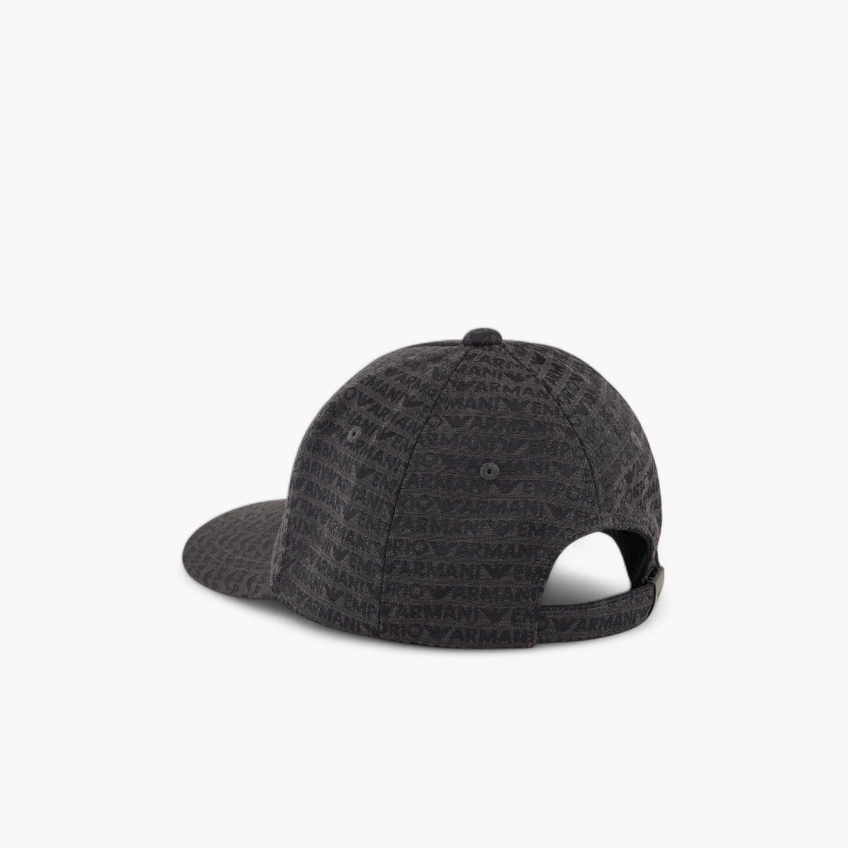 Emporio Armani All-Over Jacquard Logo Baseball Cap With Metal Plate Logo | LEVISONS