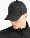 Emporio Armani All-Over Jacquard Logo Baseball Cap With Metal Plate Logo | LEVISONS