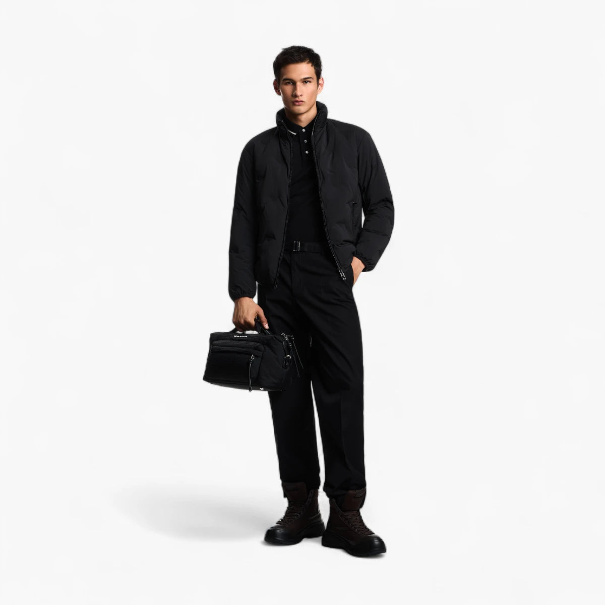 Emporio Armani Regular Fit Cotton Piqué Polo Shirt | LEVISONS