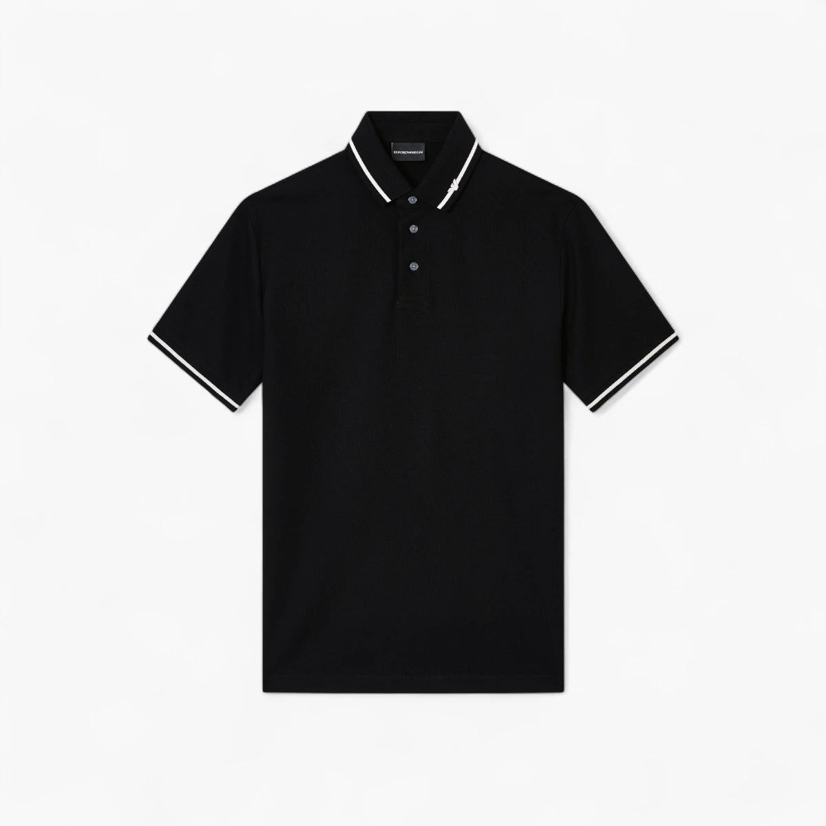 Emporio Armani Regular Fit Cotton Piqué Polo Shirt | LEVISONS