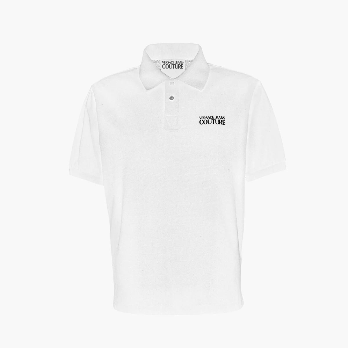 Versace Institutional Logo Regular-Fit Polo Shirt | LEVISONS