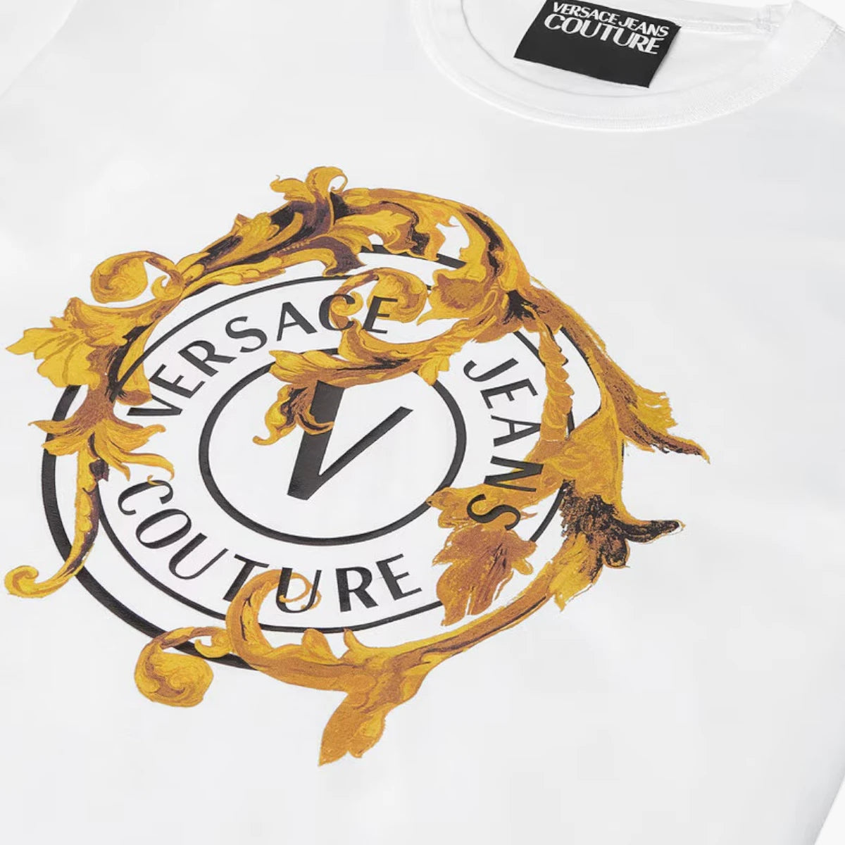 Versace Jeans Couture Porcelain Barocco Regular-Fit T-Shirt | LEVISONS