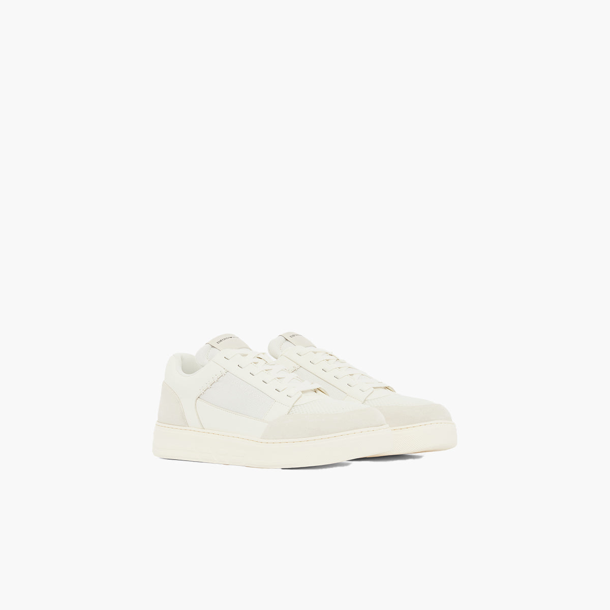 Emporio Armani Cordura Sneakers With Suede Details | LEVISONS