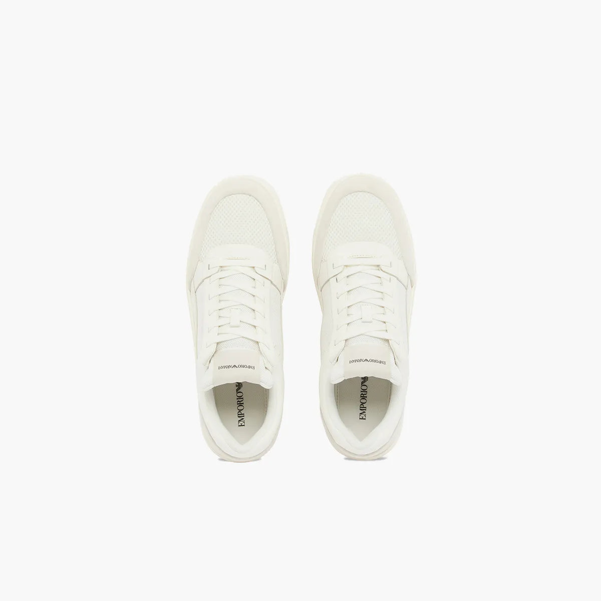 Emporio Armani Cordura Sneakers With Suede Details | LEVISONS