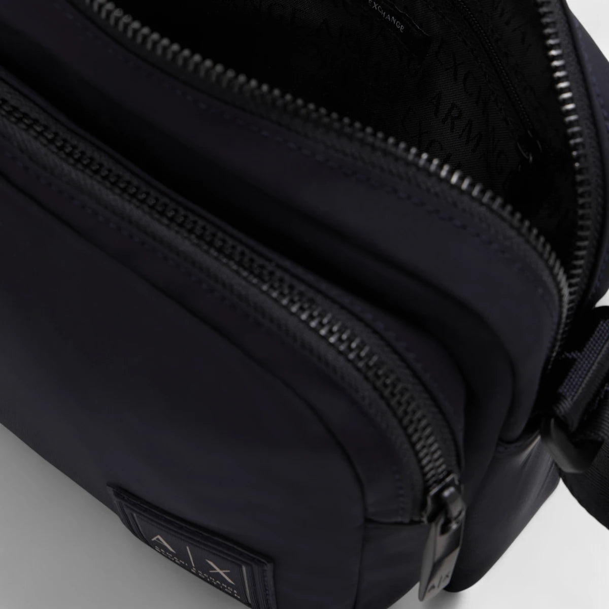 Armani Exchange Blue Edition Crossbody Bag With Adjustable Branded Strap | LEVISONS