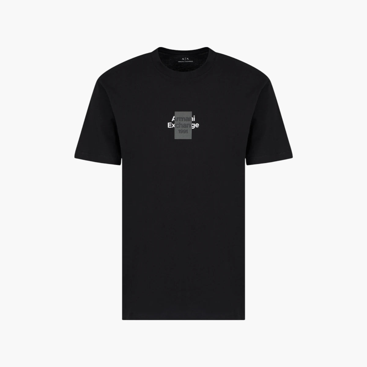 Armani Exchange Regular Fit Cotton Round Neck T-Shirt With Chest Branding | LEVISONS