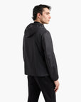 Emporio Armani All-Over Jacquard Logo Hooded Jacket | LEVISONS