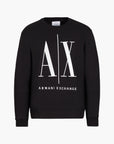 Armani Exchange Icon Logo Crew Neck Sweatshirt | LEVISONS