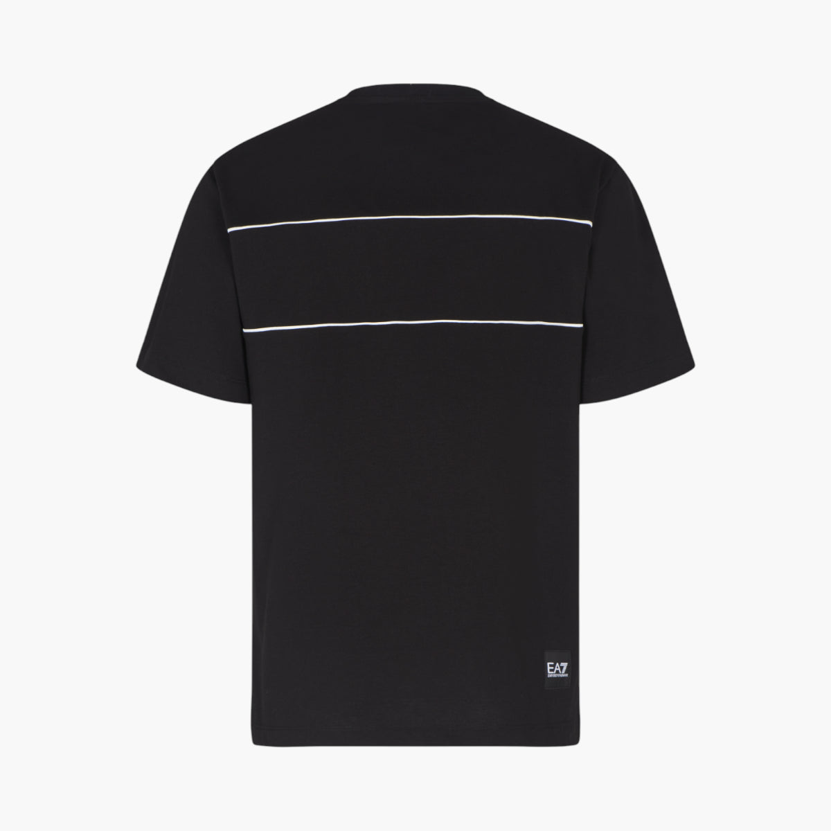 EA7 Regular Fit Logo Series T-Shirt With Contrasting Logo | LEVISONS
