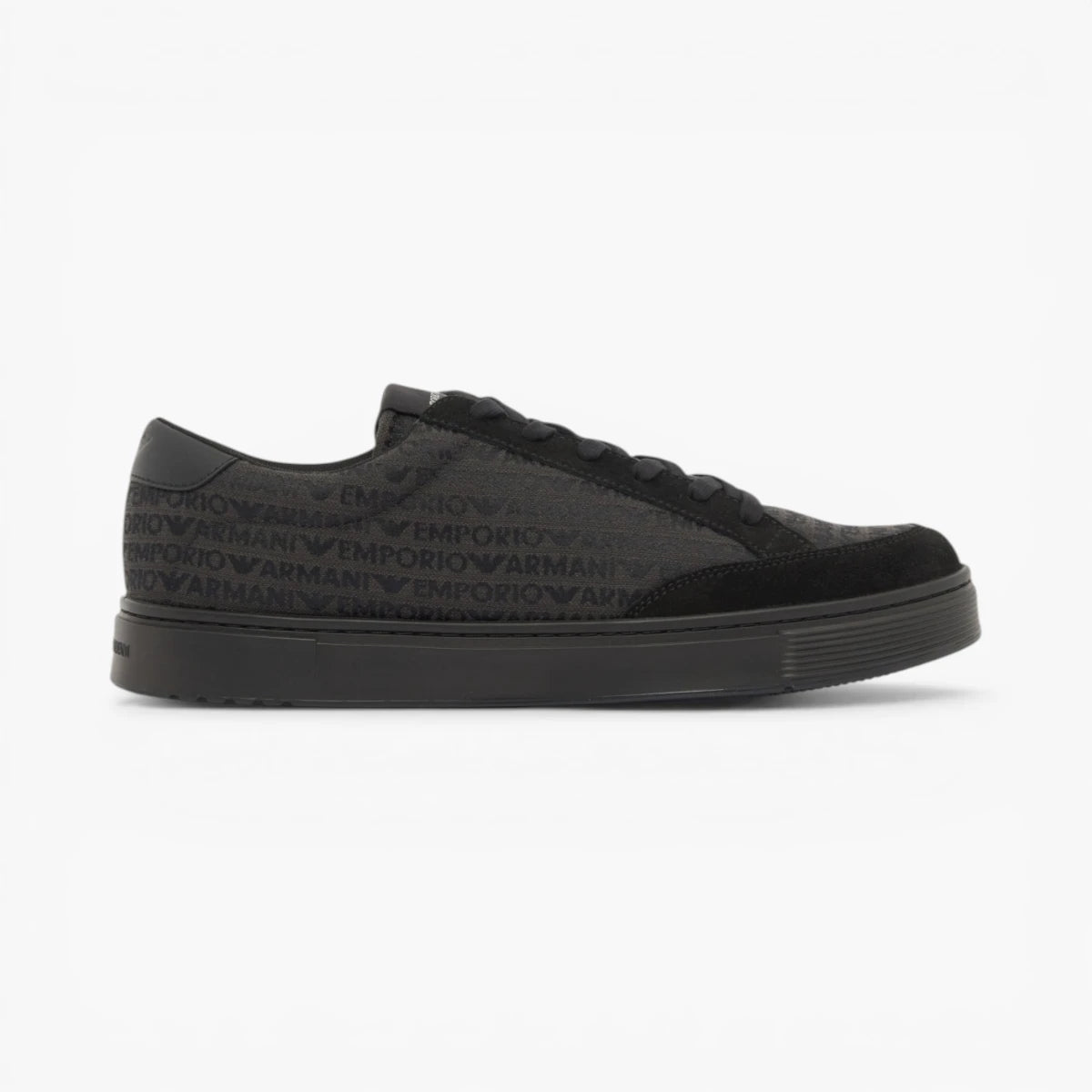 Emporio Armani All-Over Logo Sneakers | LEVISONS