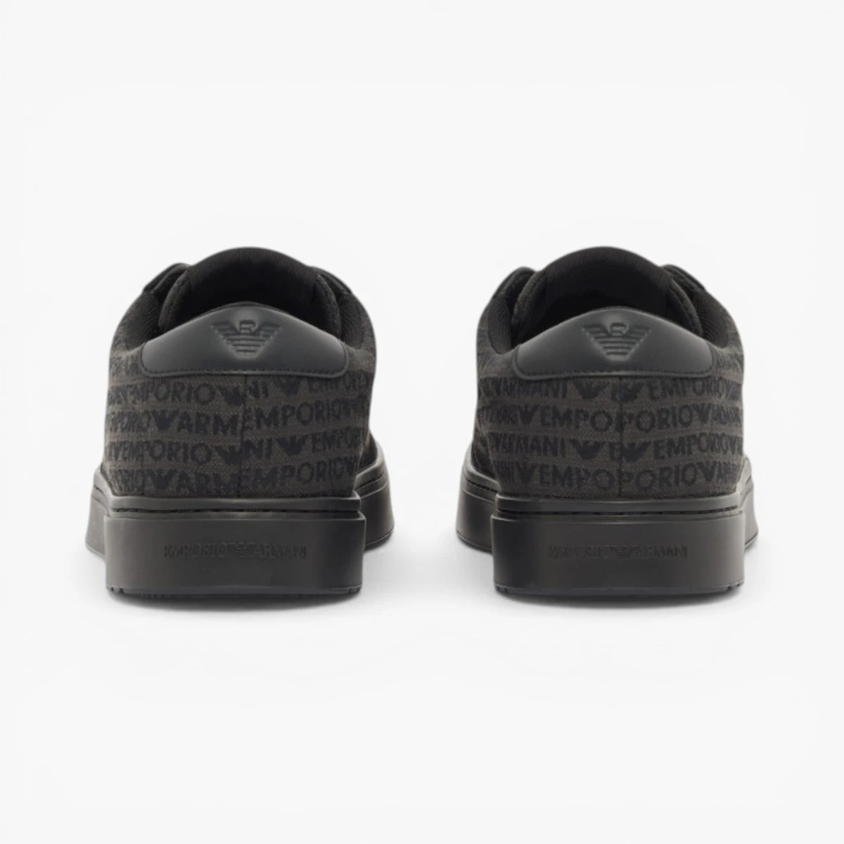 Emporio Armani All-Over Logo Sneakers | LEVISONS