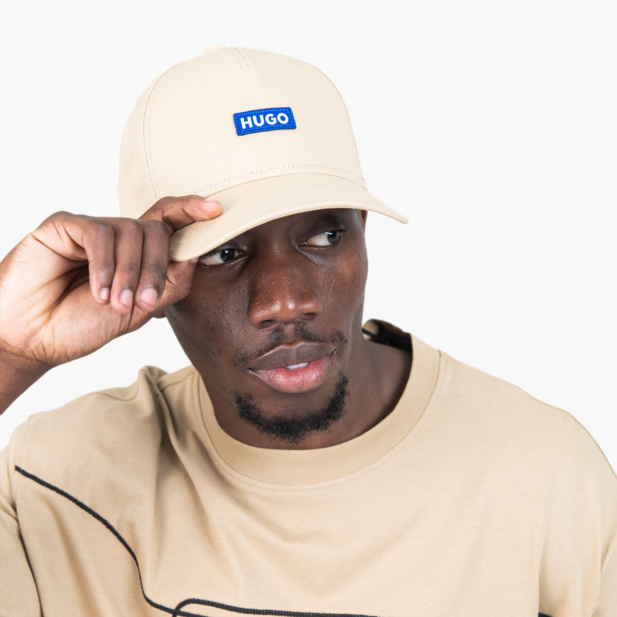 Hugo Blue Cotton-Twill Cap With Embroidered Logo Label | LEVISONS