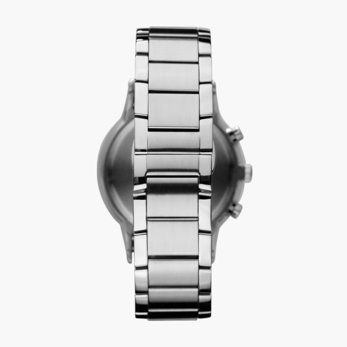 Emporio Armani Silver Round Chronograph Stainless Steel Watch | LEVISONS