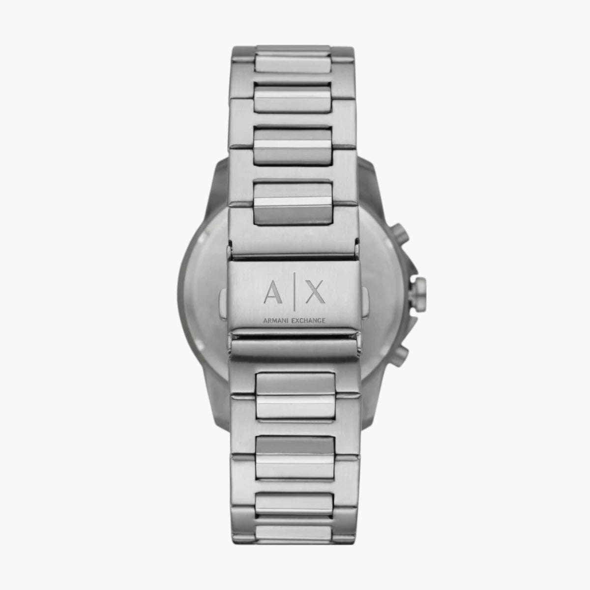 Armani Exchange Silver Stainless Steel Round Watch | LEVISONS