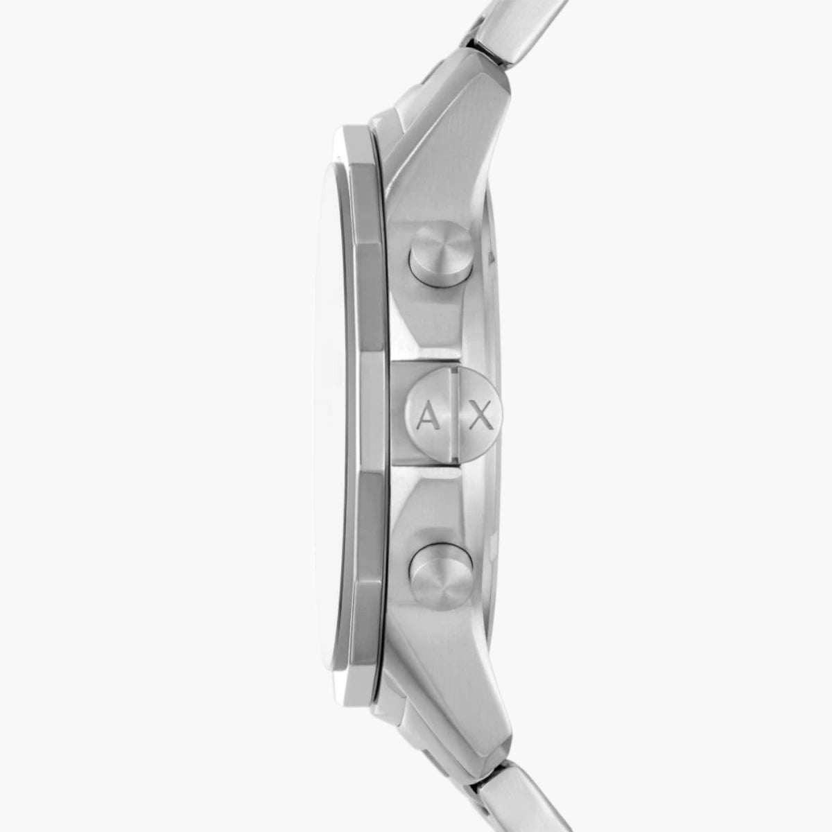 Armani Exchange Silver Stainless Steel Round Watch | LEVISONS
