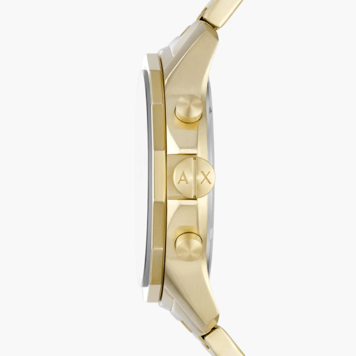 Armani Exchange Gold Stainless Steel Round Watch | LEVISONS